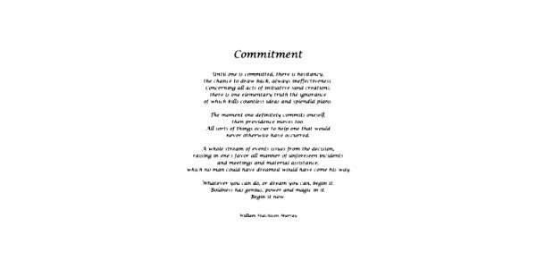 WT 776 Commitment